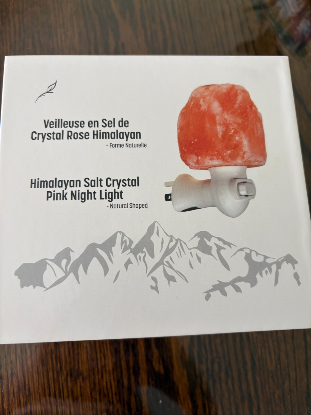 Himalayan Salt Crystal Pink Night Light Plug-In
